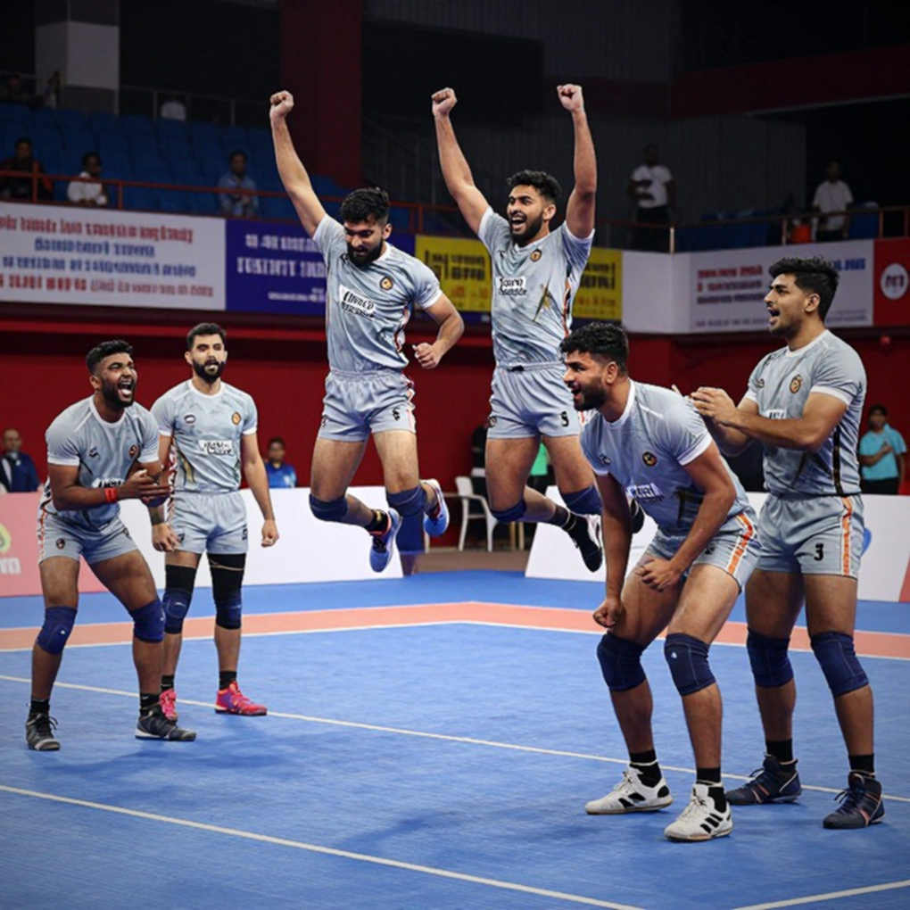 স্বর্ণালি ডাবলের আড়ালে একটি ছেঁড়া পেশি: আইচির মাদুরে ভারতের কাবাডি সোনা, পড়তে হবে লোড-খাতা দিয়ে